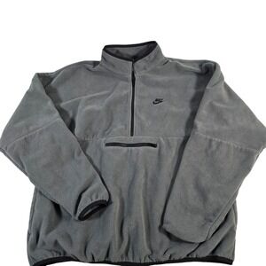 Nike Gray Quarter-Zip Sweatshirt
